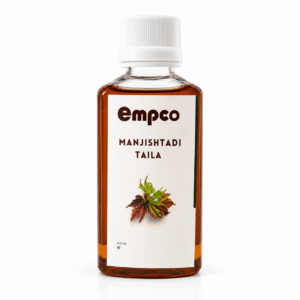 Empco Manjishtadi Taila Ayurvedic oil for skin health and complexion care