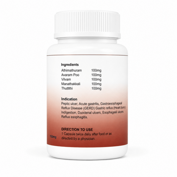 Empco Alsopep Capsule ingredients – Licorice Vilvam Manathakkali 100mg