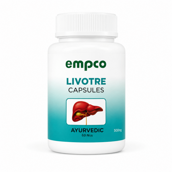 Empco Livotre Capsules – Ayurvedic liver protection and hepatitis support 60 capsules