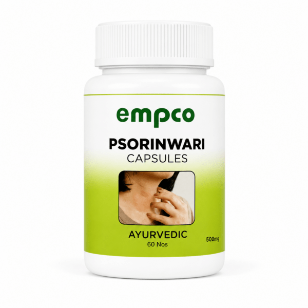 Empco Psorinwari Capsules – Ayurvedic psoriasis and skin disorder relief 60 capsules