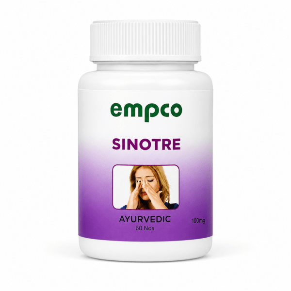 Empco Sinotre Capsules – Ayurvedic sinusitis and sinus headache relief 60 capsules